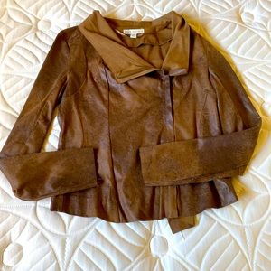 Suede jacket size 4